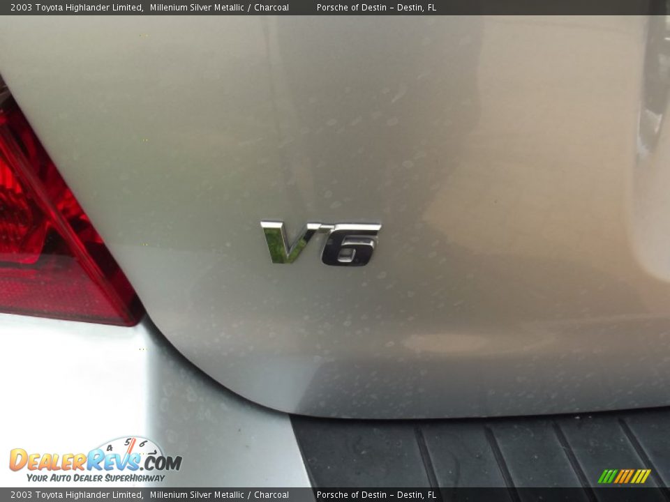 2003 Toyota Highlander Limited Millenium Silver Metallic / Charcoal Photo #5