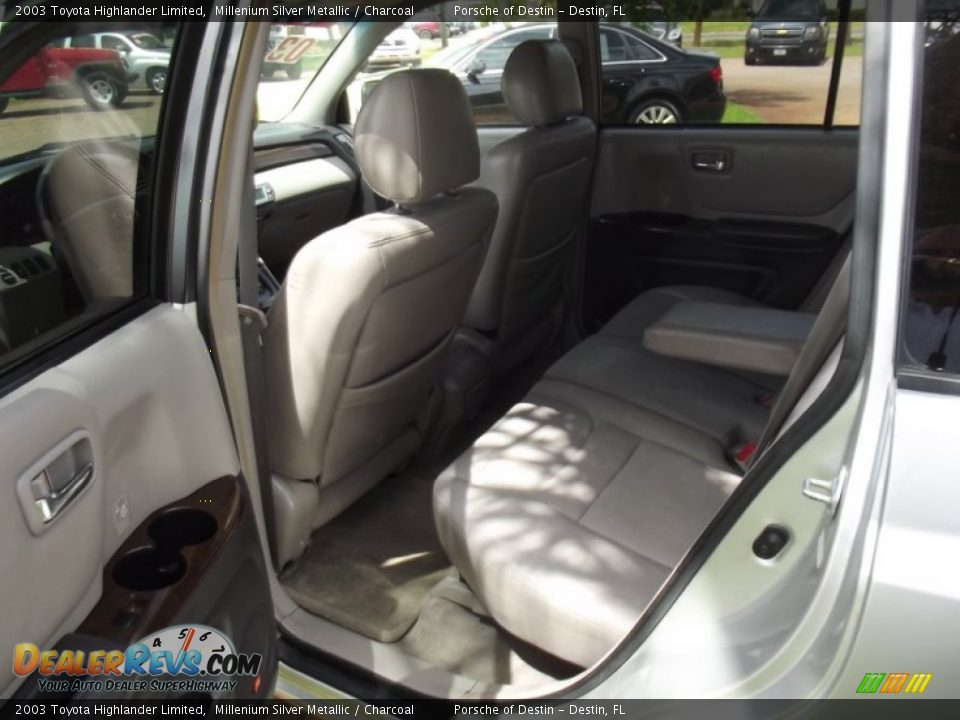 2003 Toyota Highlander Limited Millenium Silver Metallic / Charcoal Photo #13