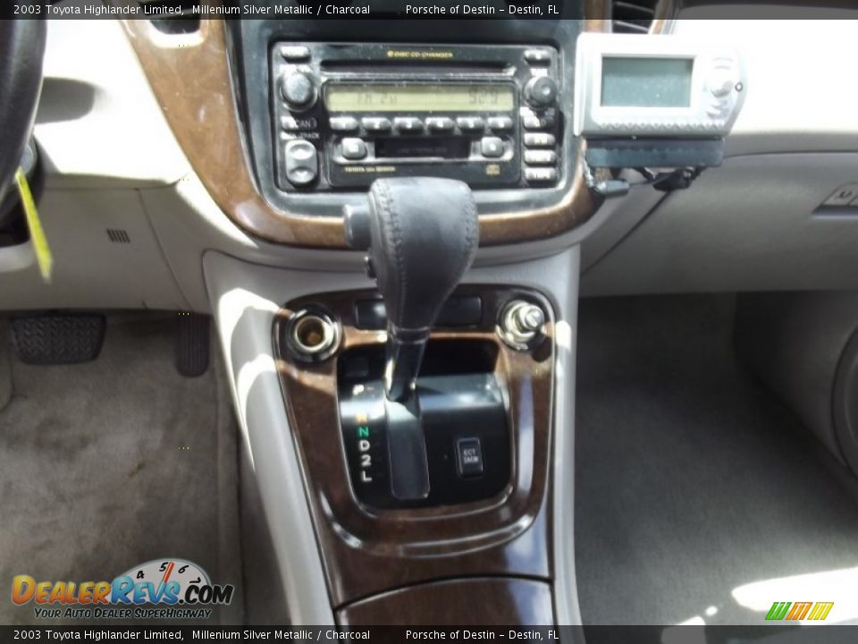 2003 Toyota Highlander Limited Millenium Silver Metallic / Charcoal Photo #15