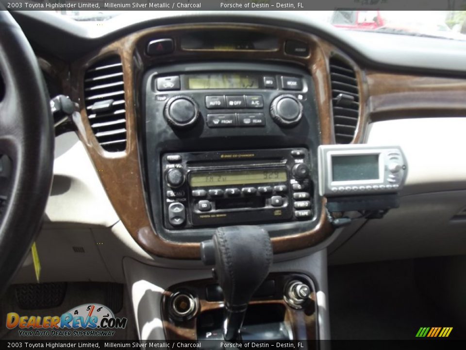 2003 Toyota Highlander Limited Millenium Silver Metallic / Charcoal Photo #16