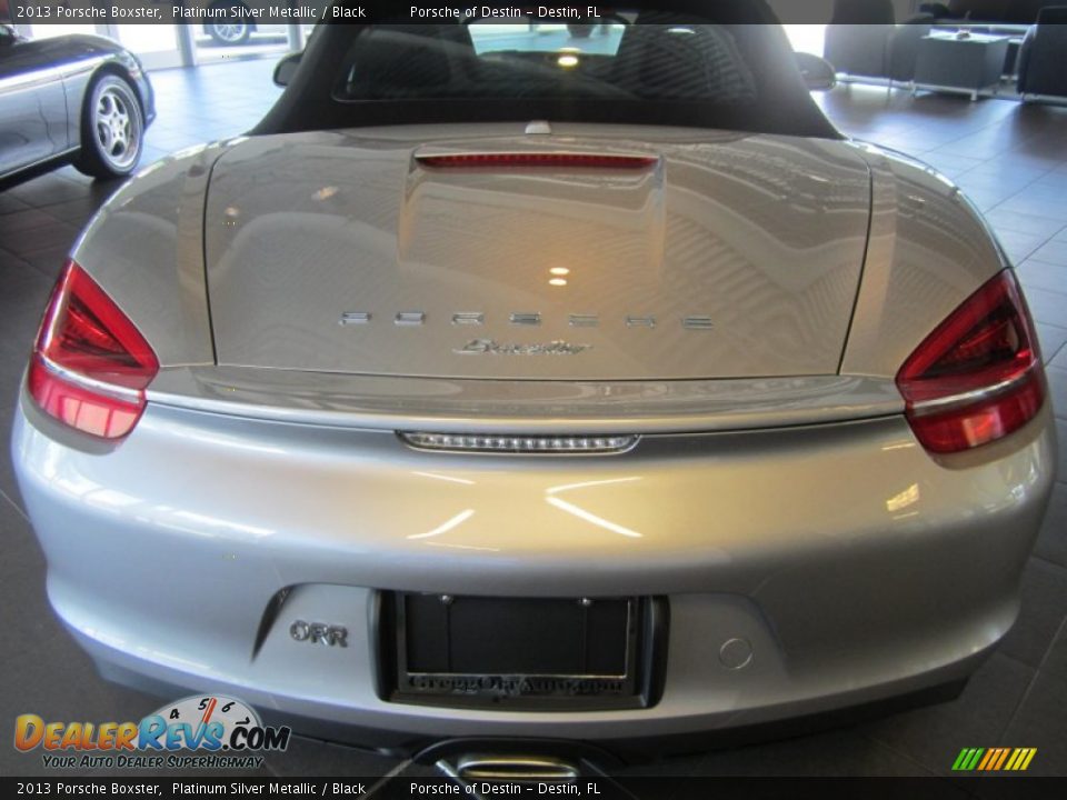 2013 Porsche Boxster Platinum Silver Metallic / Black Photo #5