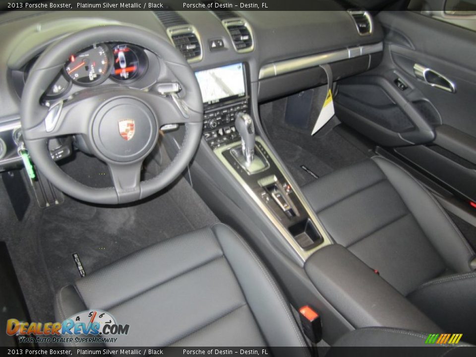 Black Interior - 2013 Porsche Boxster  Photo #6