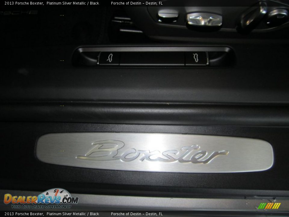 2013 Porsche Boxster Platinum Silver Metallic / Black Photo #8