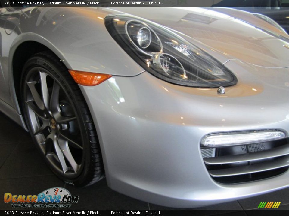 2013 Porsche Boxster Platinum Silver Metallic / Black Photo #9