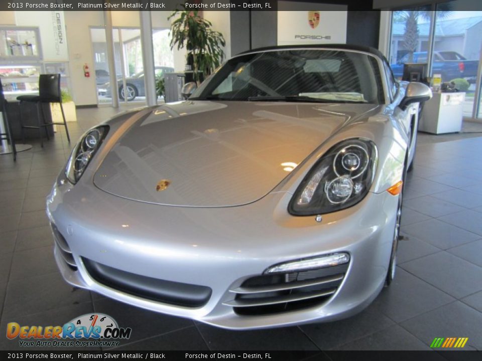 2013 Porsche Boxster Platinum Silver Metallic / Black Photo #13