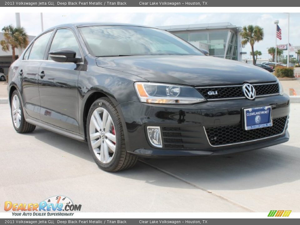 2013 Volkswagen Jetta GLI Deep Black Pearl Metallic / Titan Black Photo #1