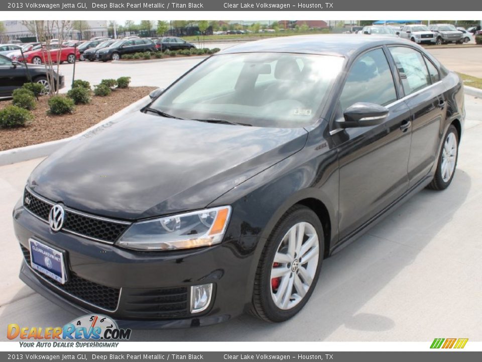 2013 Volkswagen Jetta GLI Deep Black Pearl Metallic / Titan Black Photo #3