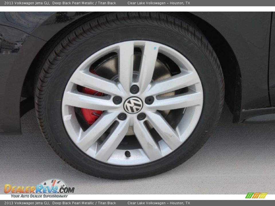2013 Volkswagen Jetta GLI Deep Black Pearl Metallic / Titan Black Photo #4