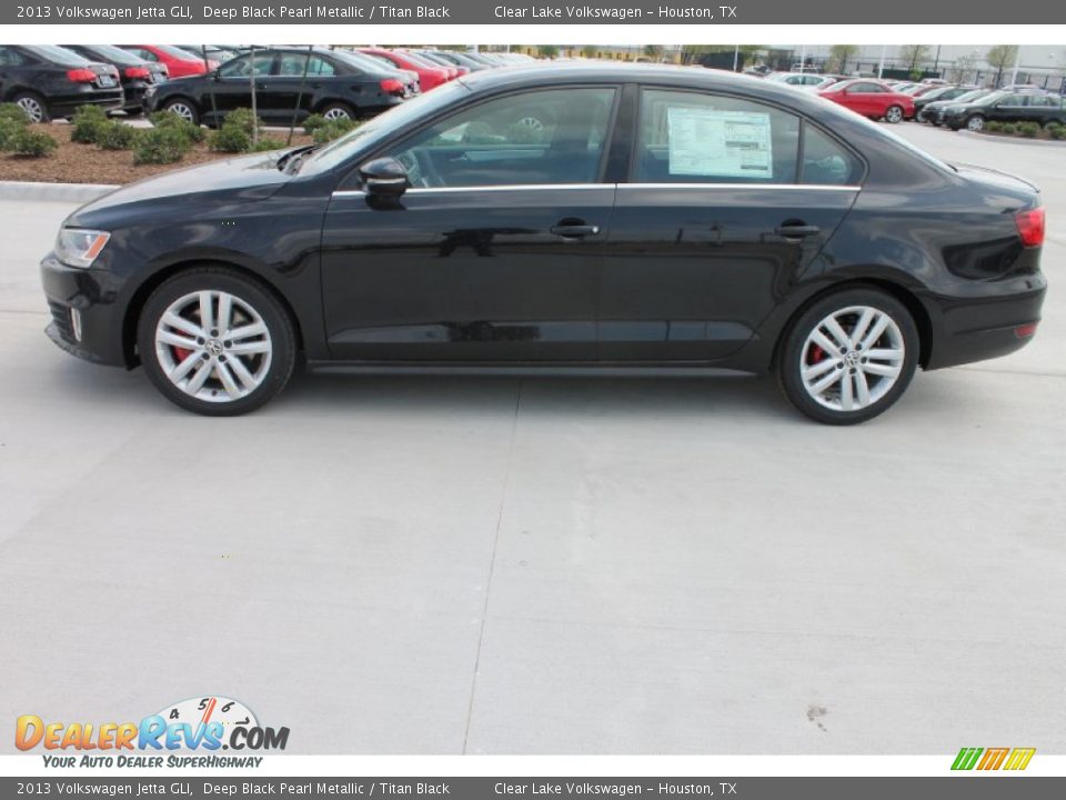 2013 Volkswagen Jetta GLI Deep Black Pearl Metallic / Titan Black Photo #5