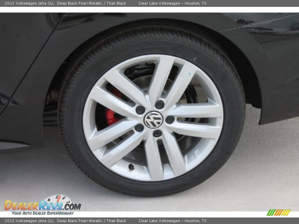 2013 Volkswagen Jetta GLI Deep Black Pearl Metallic / Titan Black Photo #6