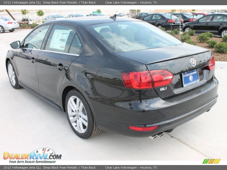 2013 Volkswagen Jetta GLI Deep Black Pearl Metallic / Titan Black Photo #7
