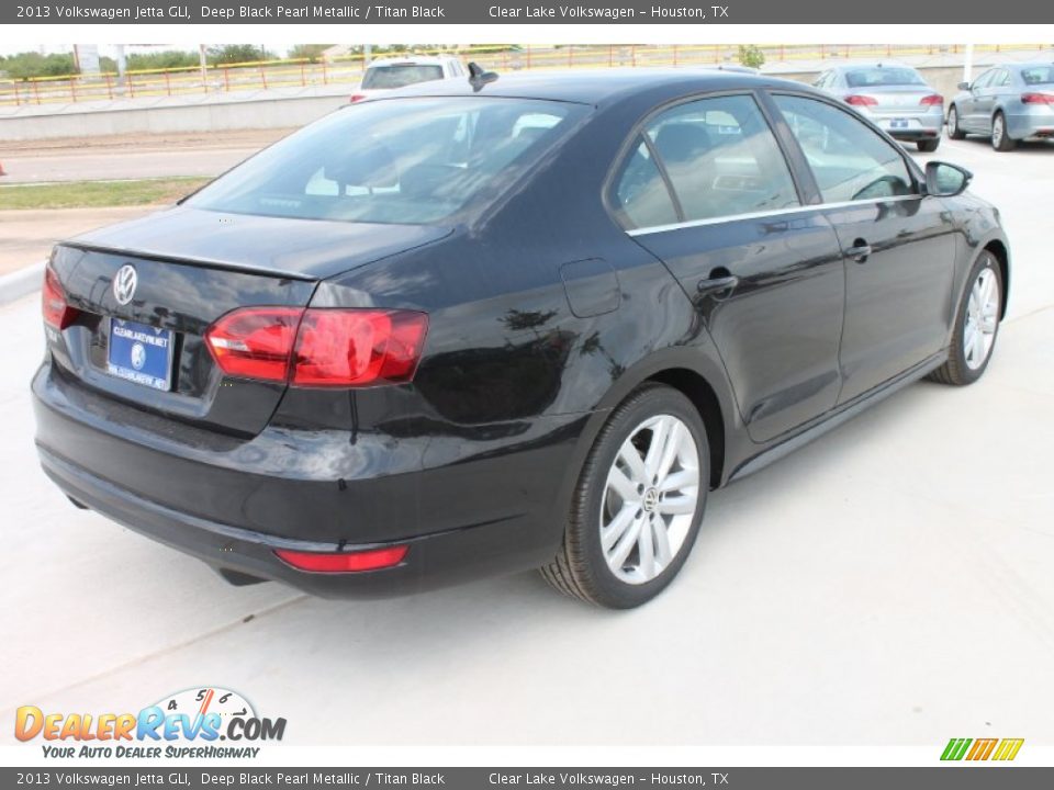 2013 Volkswagen Jetta GLI Deep Black Pearl Metallic / Titan Black Photo #9