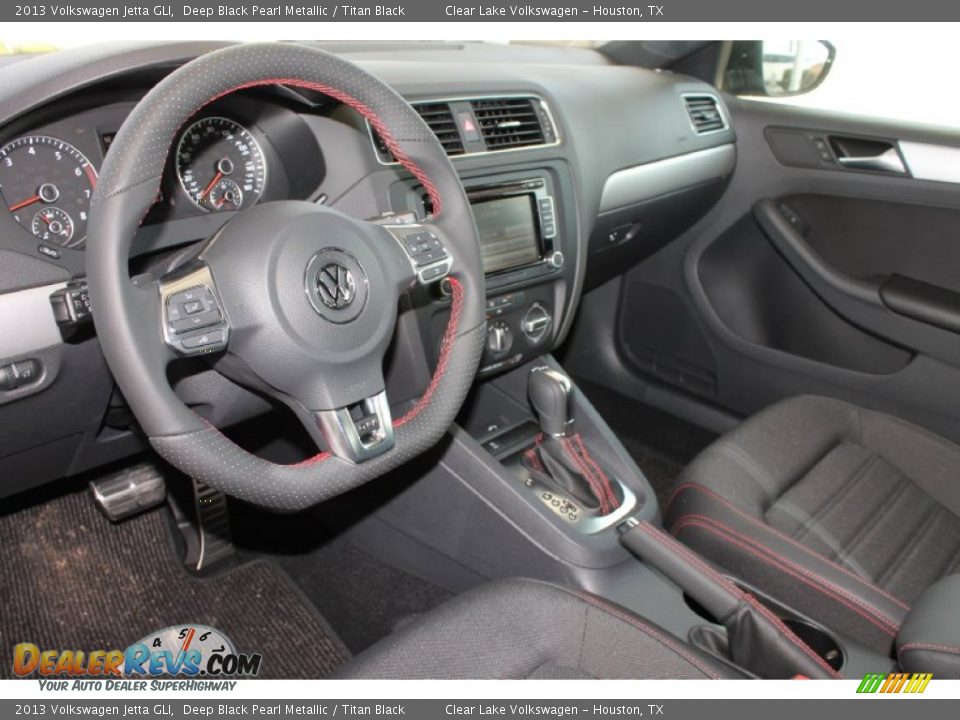 2013 Volkswagen Jetta GLI Deep Black Pearl Metallic / Titan Black Photo #12