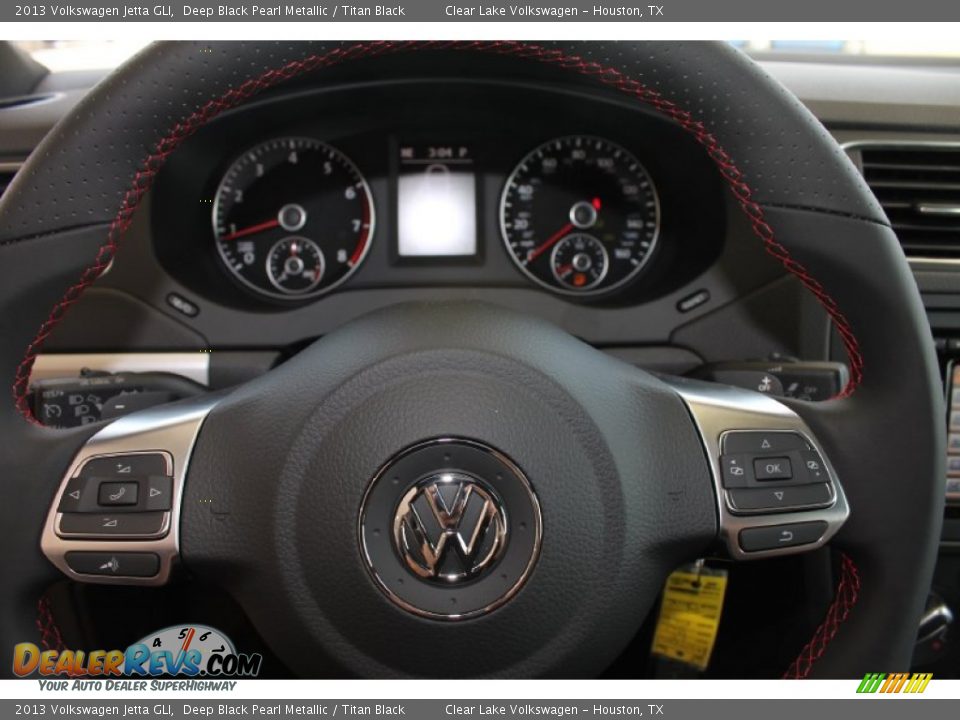 2013 Volkswagen Jetta GLI Deep Black Pearl Metallic / Titan Black Photo #27