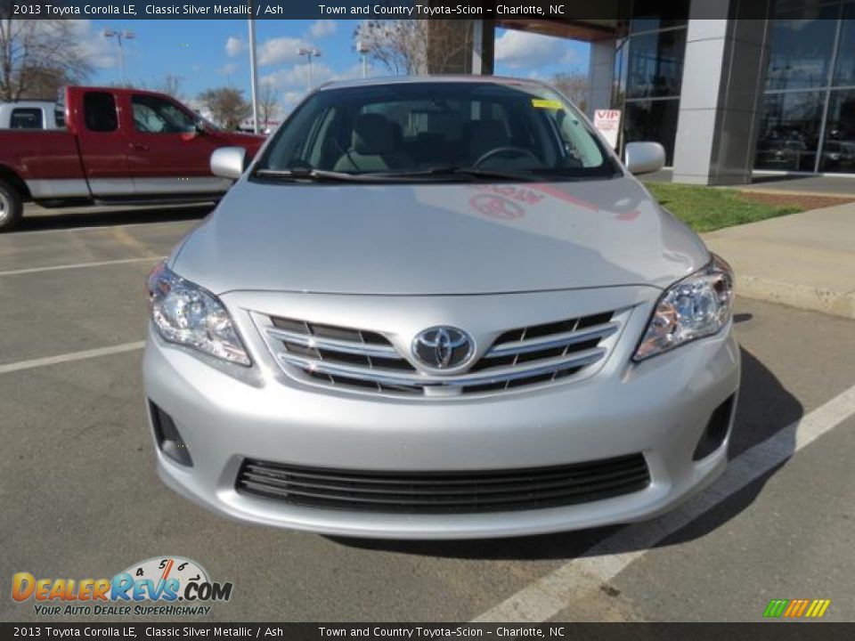 2013 Toyota Corolla LE Classic Silver Metallic / Ash Photo #2