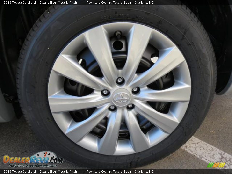 2013 Toyota Corolla LE Classic Silver Metallic / Ash Photo #4