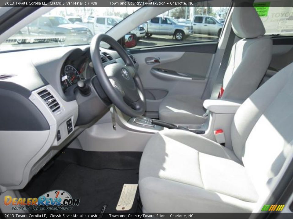 2013 Toyota Corolla LE Classic Silver Metallic / Ash Photo #8