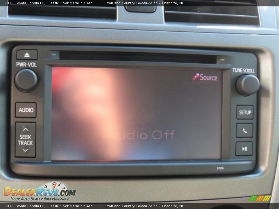 2013 Toyota Corolla LE Classic Silver Metallic / Ash Photo #12