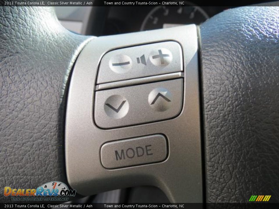 2013 Toyota Corolla LE Classic Silver Metallic / Ash Photo #14
