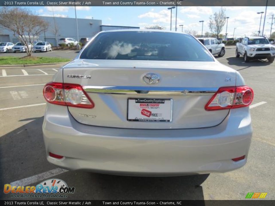 2013 Toyota Corolla LE Classic Silver Metallic / Ash Photo #17