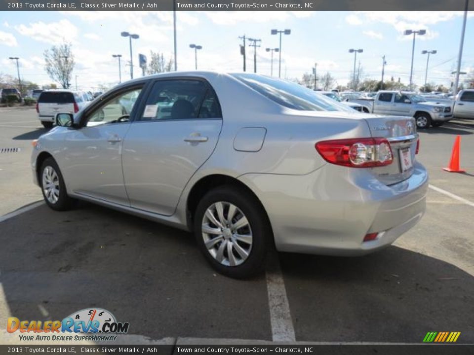 2013 Toyota Corolla LE Classic Silver Metallic / Ash Photo #18