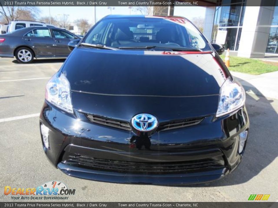 2013 Toyota Prius Persona Series Hybrid Black / Dark Gray Photo #2