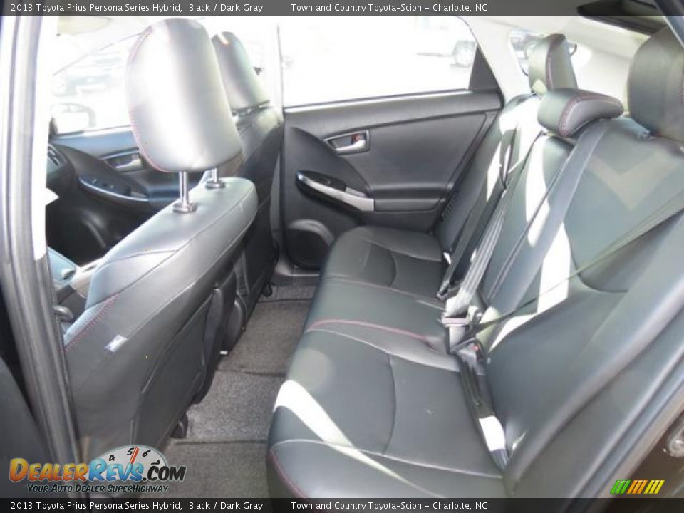 2013 Toyota Prius Persona Series Hybrid Black / Dark Gray Photo #6