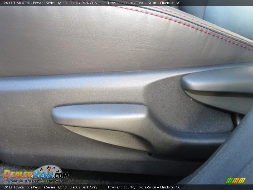 2013 Toyota Prius Persona Series Hybrid Black / Dark Gray Photo #9