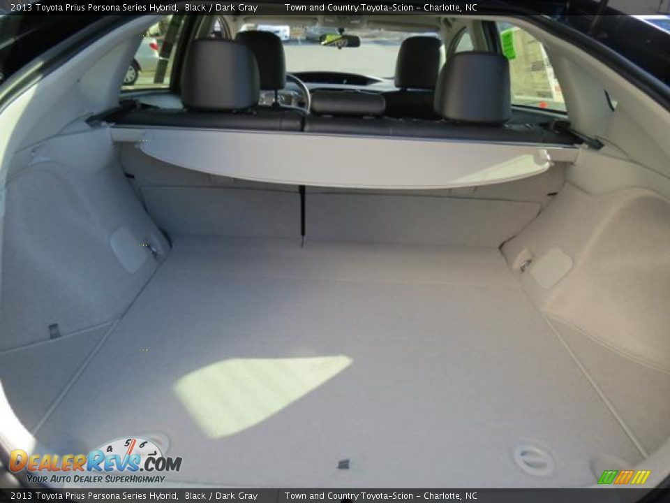 2013 Toyota Prius Persona Series Hybrid Black / Dark Gray Photo #15