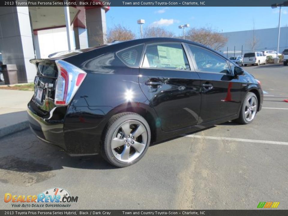 2013 Toyota Prius Persona Series Hybrid Black / Dark Gray Photo #16