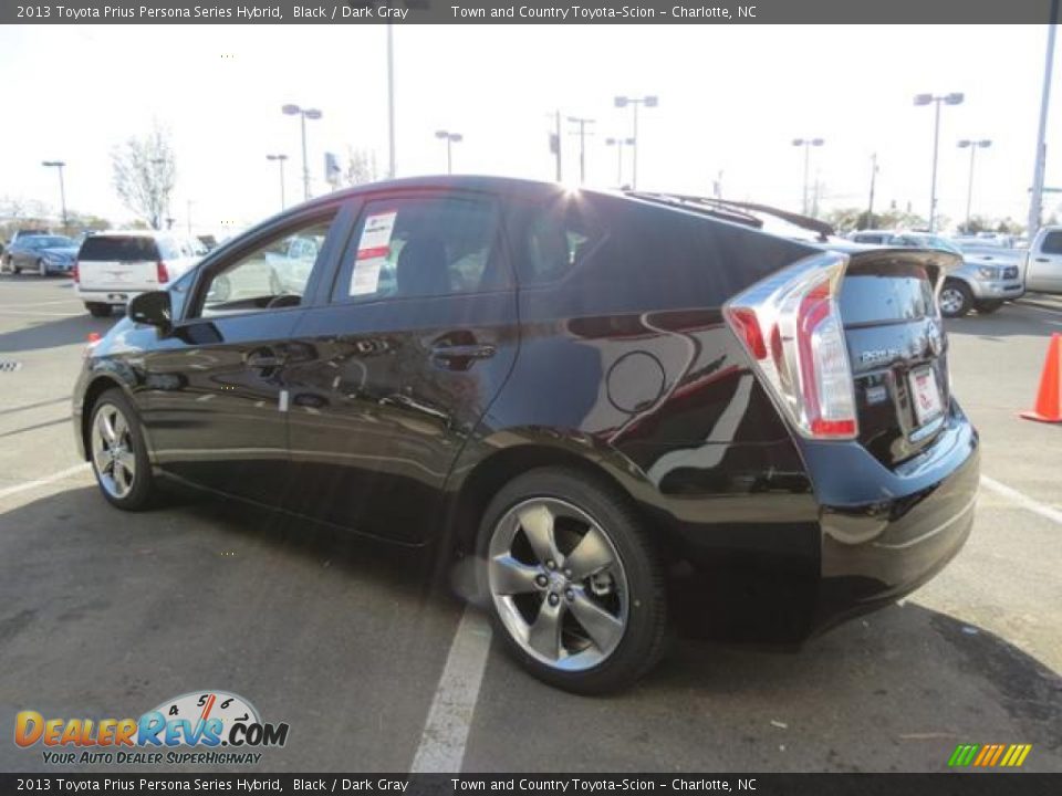 2013 Toyota Prius Persona Series Hybrid Black / Dark Gray Photo #18