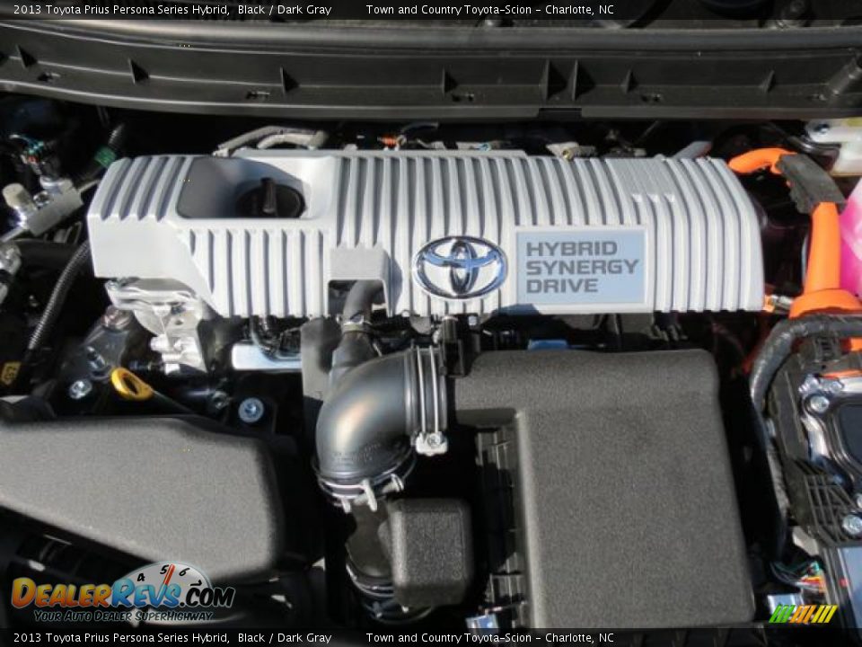 2013 Toyota Prius Persona Series Hybrid Black / Dark Gray Photo #19