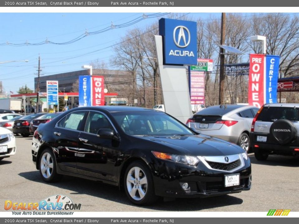 2010 Acura TSX Sedan Crystal Black Pearl / Ebony Photo #1