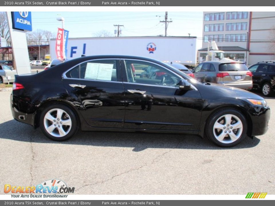 2010 Acura TSX Sedan Crystal Black Pearl / Ebony Photo #2