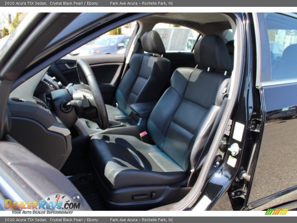 2010 Acura TSX Sedan Crystal Black Pearl / Ebony Photo #12