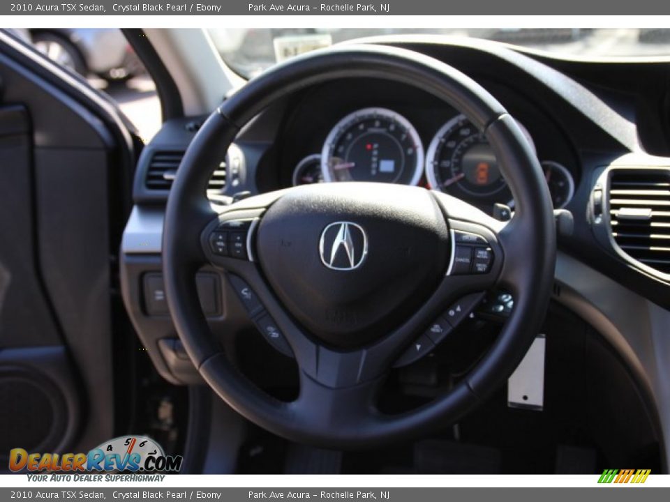 2010 Acura TSX Sedan Crystal Black Pearl / Ebony Photo #16