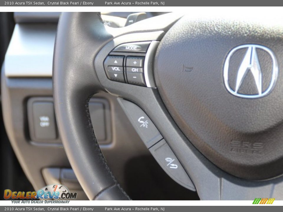 2010 Acura TSX Sedan Crystal Black Pearl / Ebony Photo #17