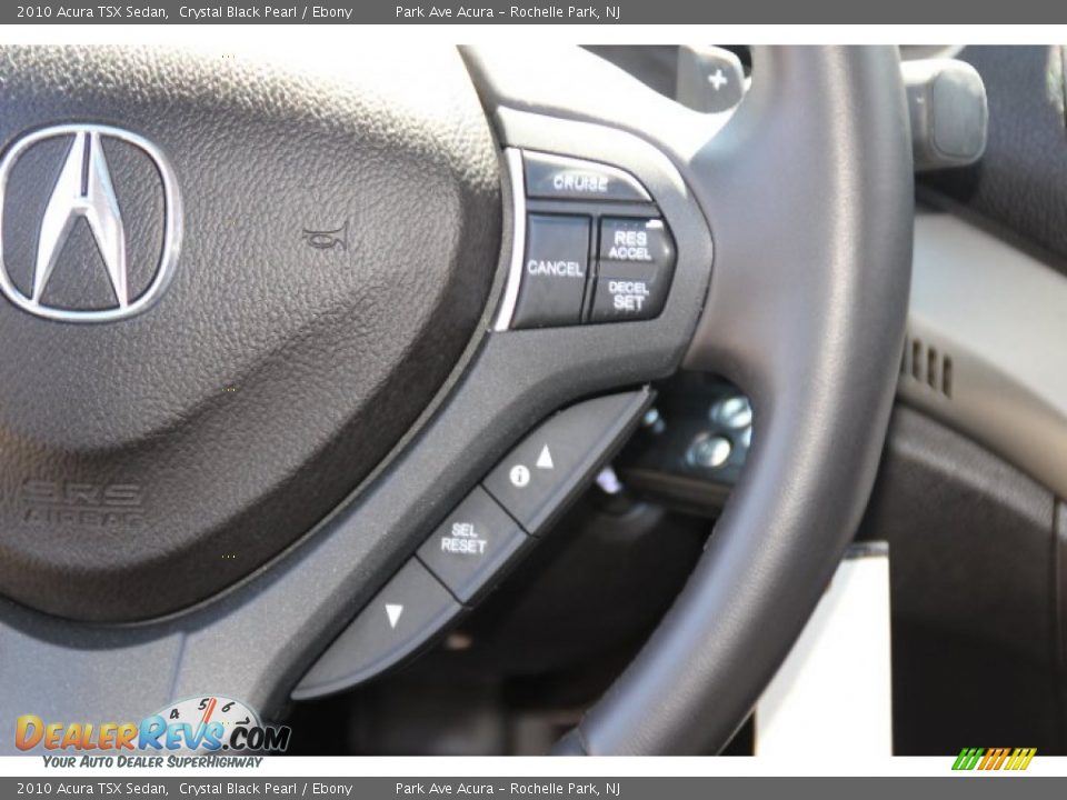 2010 Acura TSX Sedan Crystal Black Pearl / Ebony Photo #18