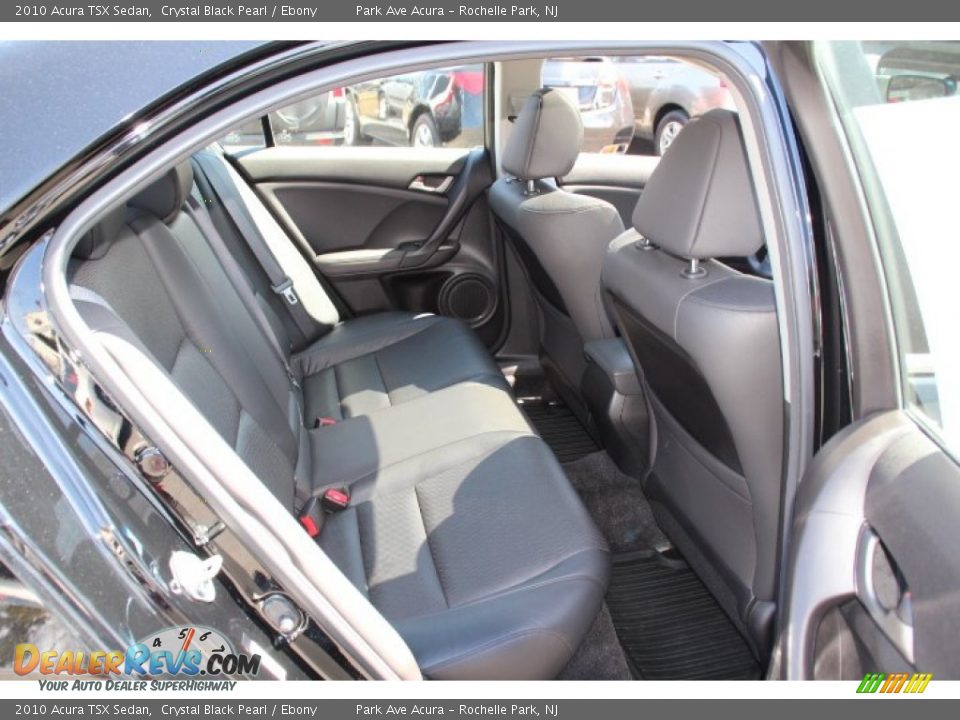 2010 Acura TSX Sedan Crystal Black Pearl / Ebony Photo #24