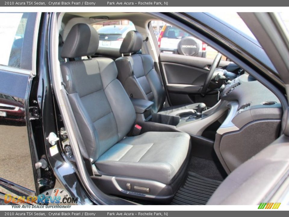 2010 Acura TSX Sedan Crystal Black Pearl / Ebony Photo #28