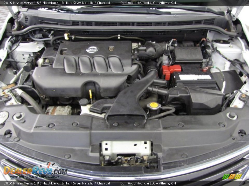 2010 Nissan Versa 1.8 S Hatchback Brilliant Silver Metallic / Charcoal Photo #5