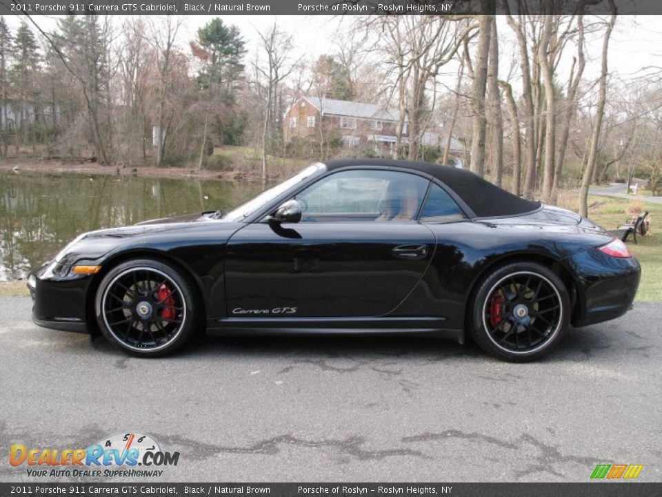 Black 2011 Porsche 911 Carrera GTS Cabriolet Photo #3