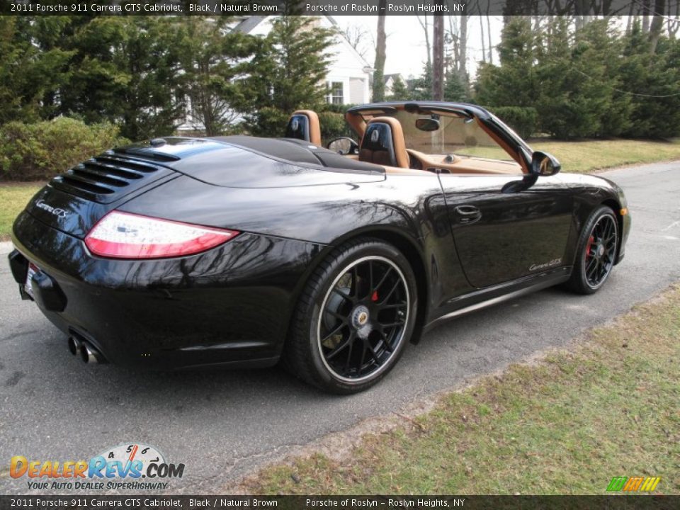 Black 2011 Porsche 911 Carrera GTS Cabriolet Photo #6
