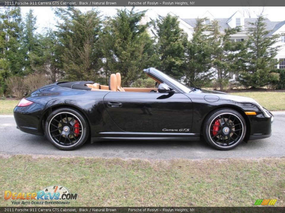 Black 2011 Porsche 911 Carrera GTS Cabriolet Photo #7