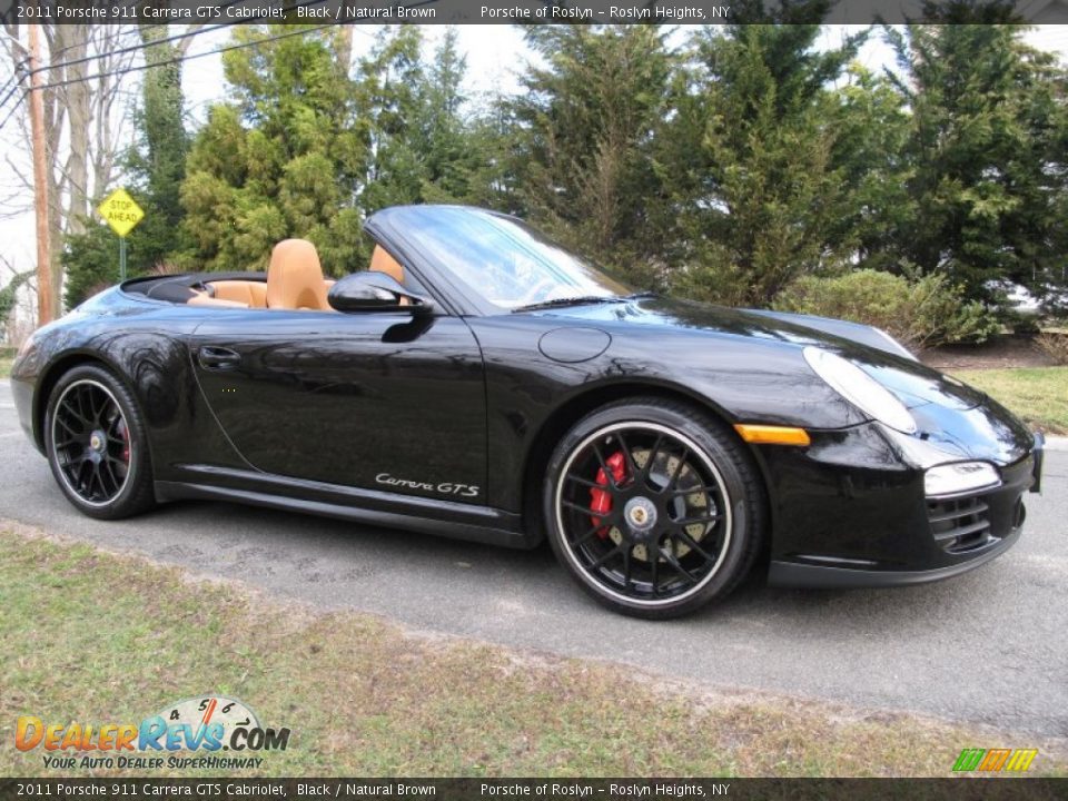 Black 2011 Porsche 911 Carrera GTS Cabriolet Photo #8