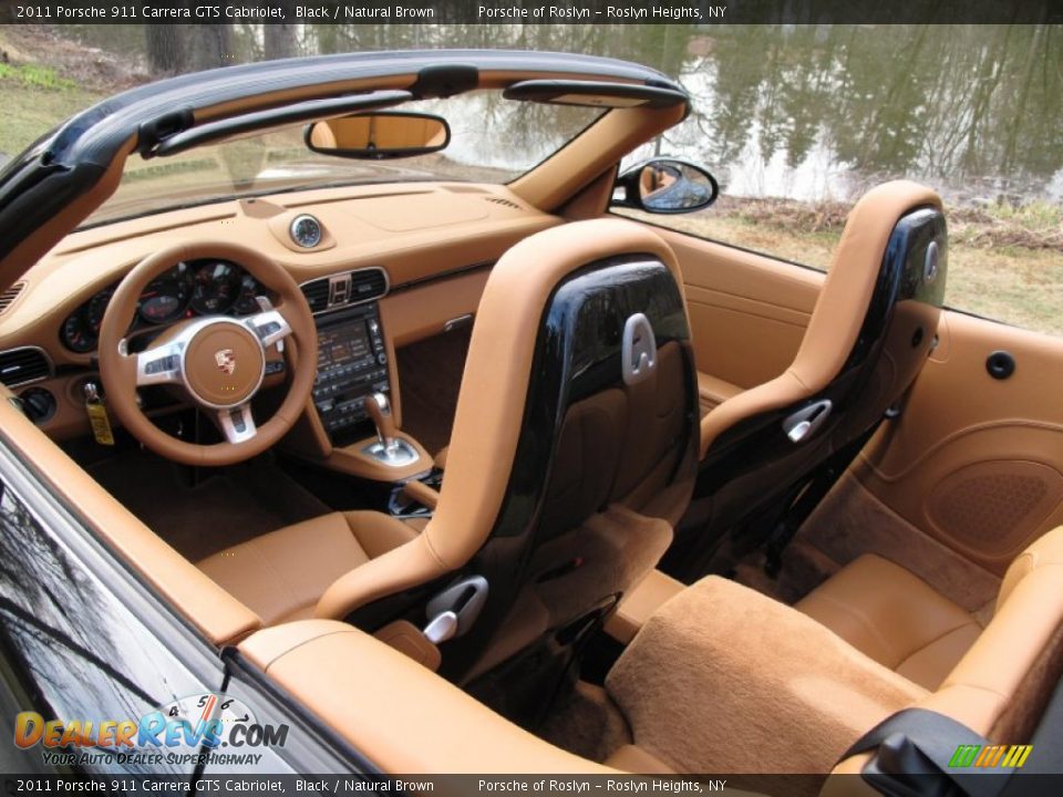 Natural Brown Interior - 2011 Porsche 911 Carrera GTS Cabriolet Photo #10