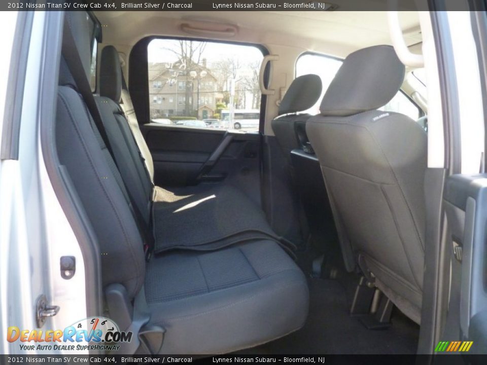 2012 Nissan Titan SV Crew Cab 4x4 Brilliant Silver / Charcoal Photo #8
