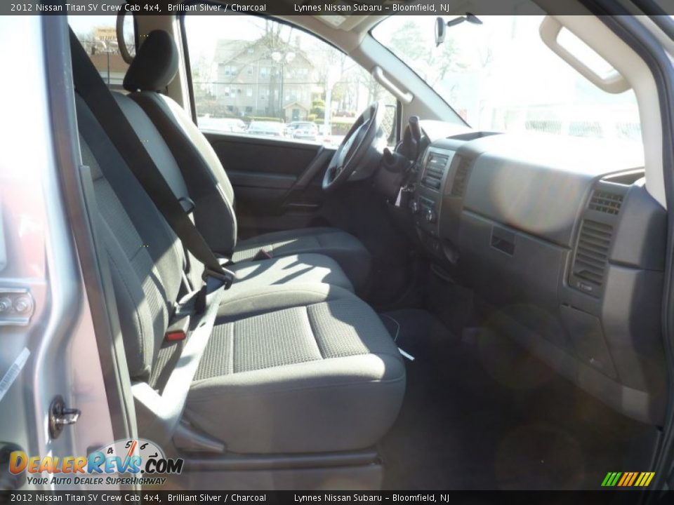 2012 Nissan Titan SV Crew Cab 4x4 Brilliant Silver / Charcoal Photo #10