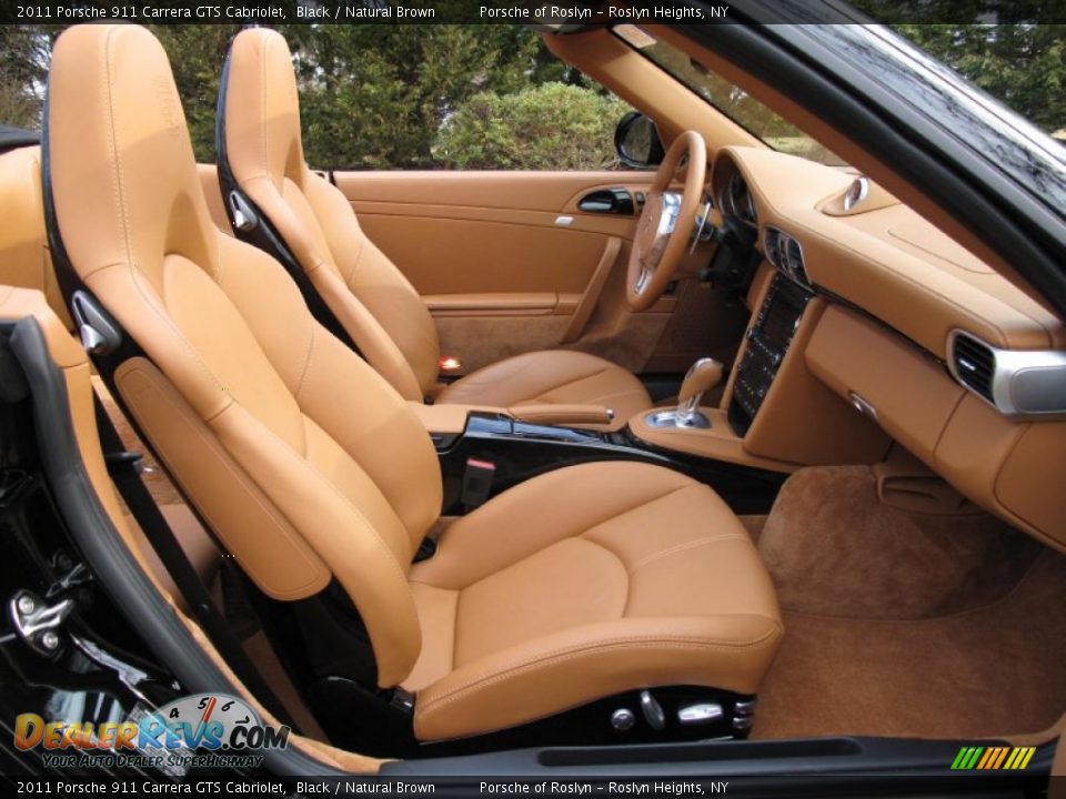 Natural Brown Interior - 2011 Porsche 911 Carrera GTS Cabriolet Photo #16