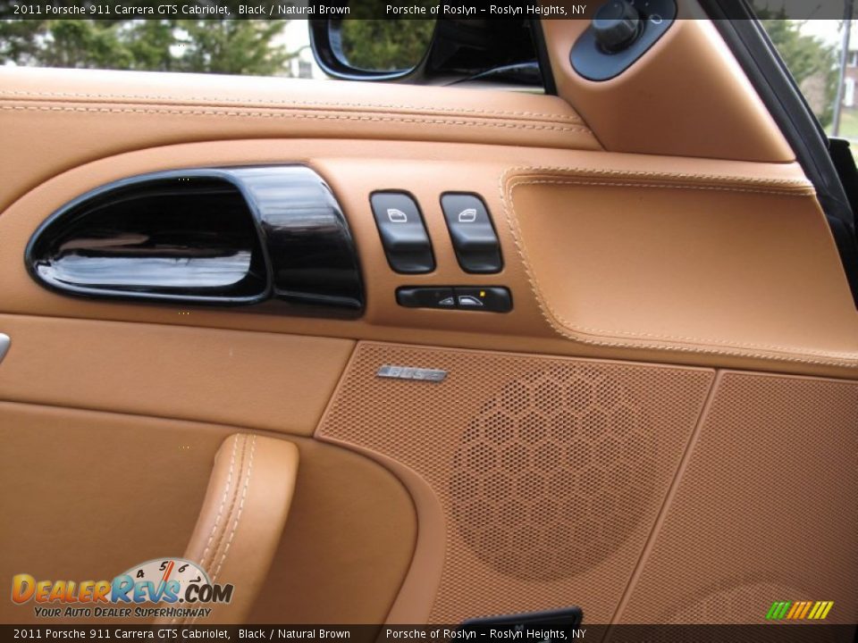 2011 Porsche 911 Carrera GTS Cabriolet Black / Natural Brown Photo #22